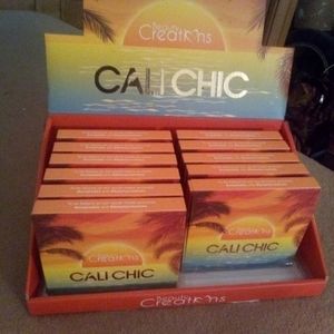 Eyeshadow palettes and eyebrow pencils